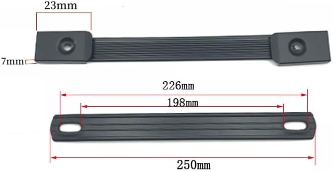 CCeCCe 2 Pack Guitar Speaker Cabinet Strap Handle Replacement with Mount Screws Hardware Guitar Amplifier Handle Pull Carry Handles for Guitar Amp Electric Portable Amp Combo Speakers - Image 2